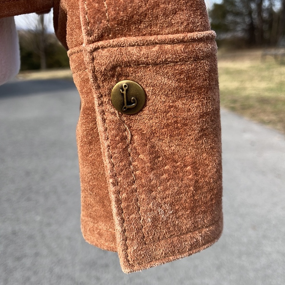 Textured 100% Leather Shacket - image 7